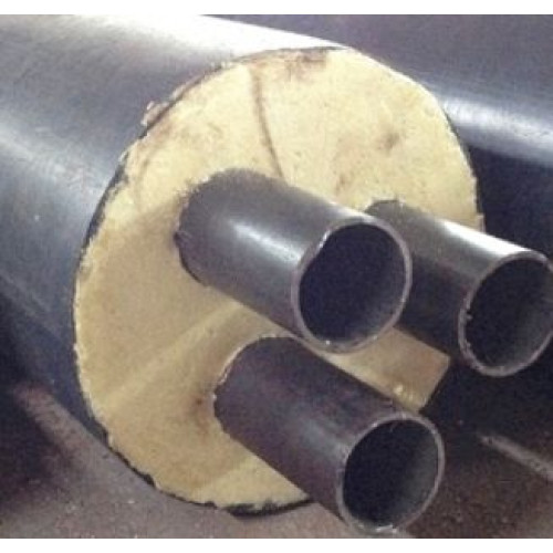 Труба в ППУ изоляции Твин оцинкованная Ст10 325х8,0х800х1х800 мм ГОСТ 10704-91